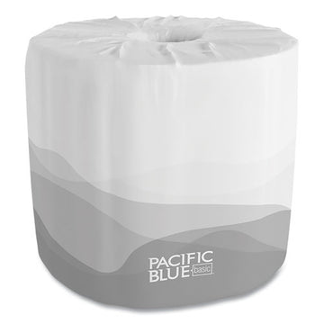 Georgia Pacific® Professional Pacific Blue Basic Embossed Bathroom Tissue, Septic Safe, 1-ply, White, 550 Sheets-roll, 40 Rolls-carton freeshipping - TVN Wholesale